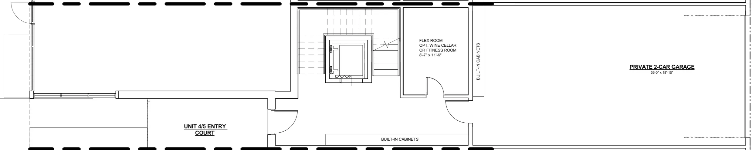 Unit 01 — First / ground floor floor plan